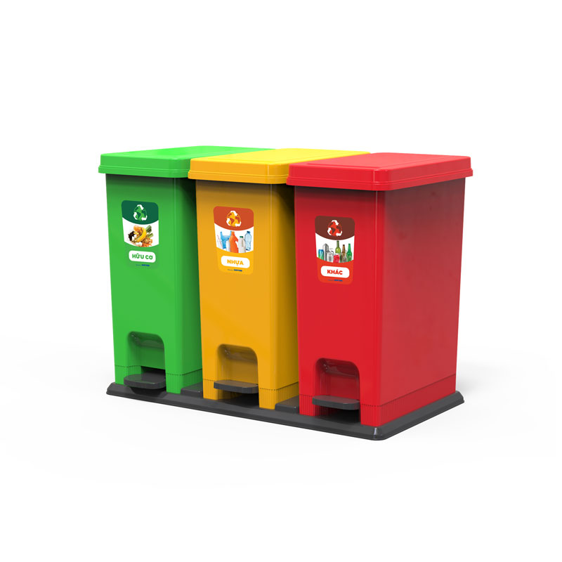 Thùng rác phân loại ECO 3 DUY TÂN
