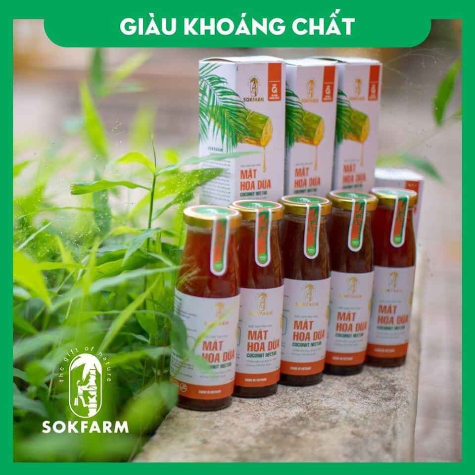 [HCM]MẬT HOA DỪA CÔ ĐẶC SOKFARM 250G