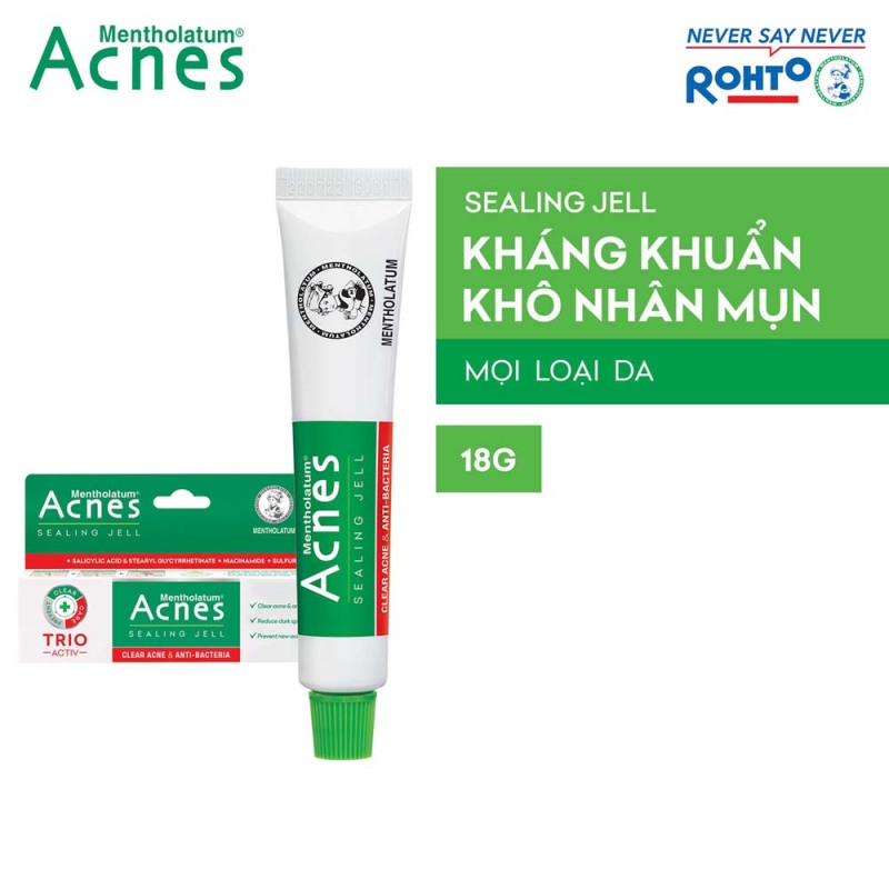 Gel ngừa mụn kháng khuẩn Acnes Sealing Jell 18g giá rẻ