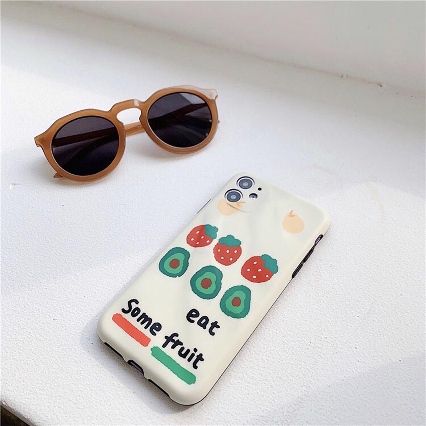 Ốp lưng iphone cao cấp full viền ốp silicon eat some fruit dành cho iphone6/ iphone 6 plus/ iphone 7/ iphone 7plus/ iphone 8/ iphone 8plus/ iphone X/ iphone Xs max/ iphone 11/ iphone 11 pro/ iphone 11 pro max