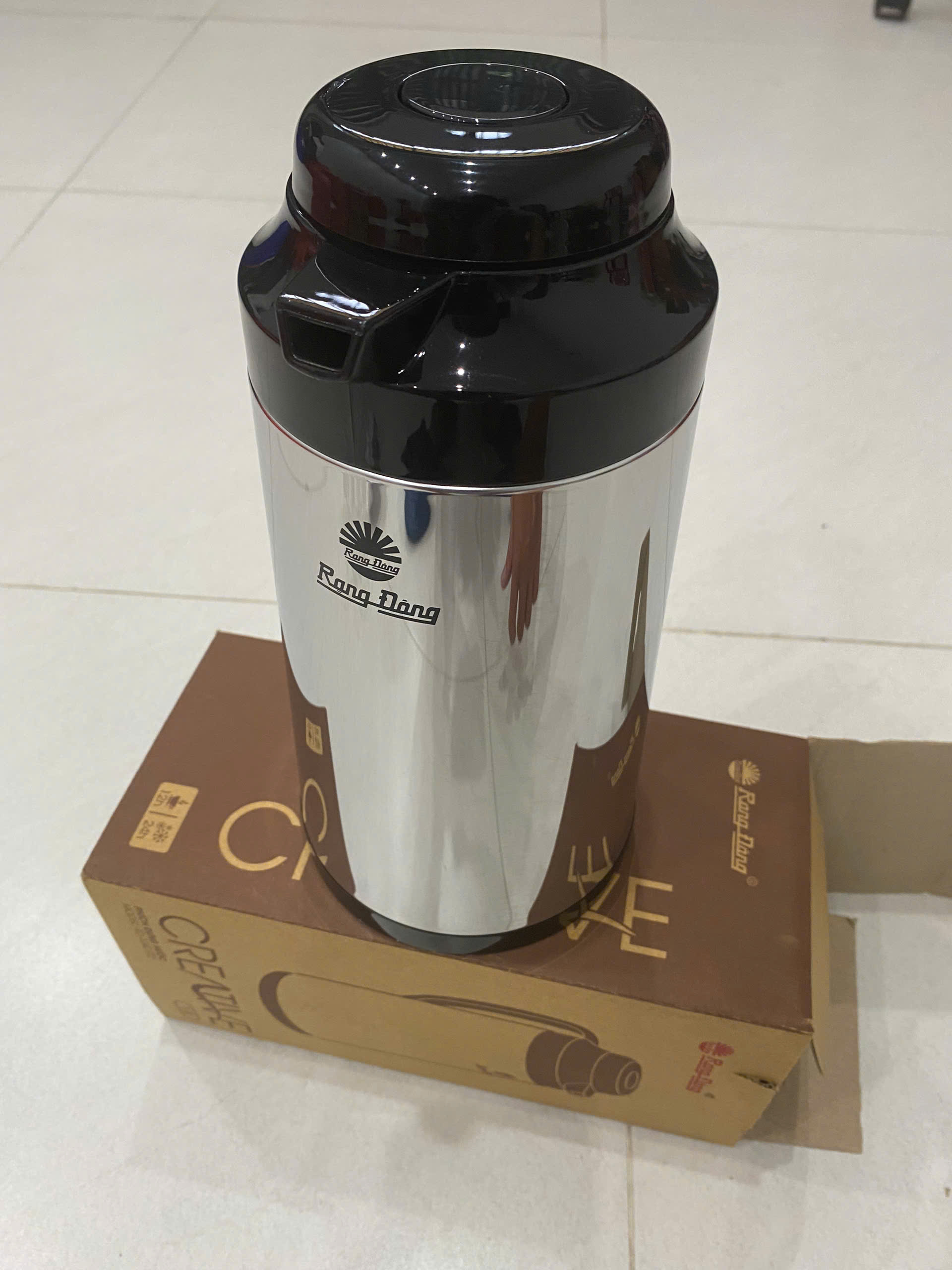 [HCM]Bình Thủy Giữ Nhiệt Rạng Đông INOX 1 Lít