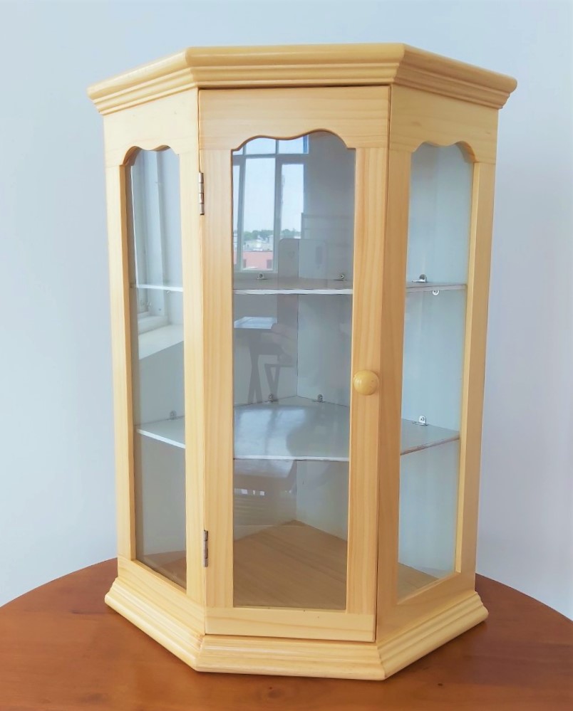 Tủ thuốc gỗ nhiều màu, tủ lưu trữ đồ dùng góc tường treo tường - hàng vn xuất khẩu