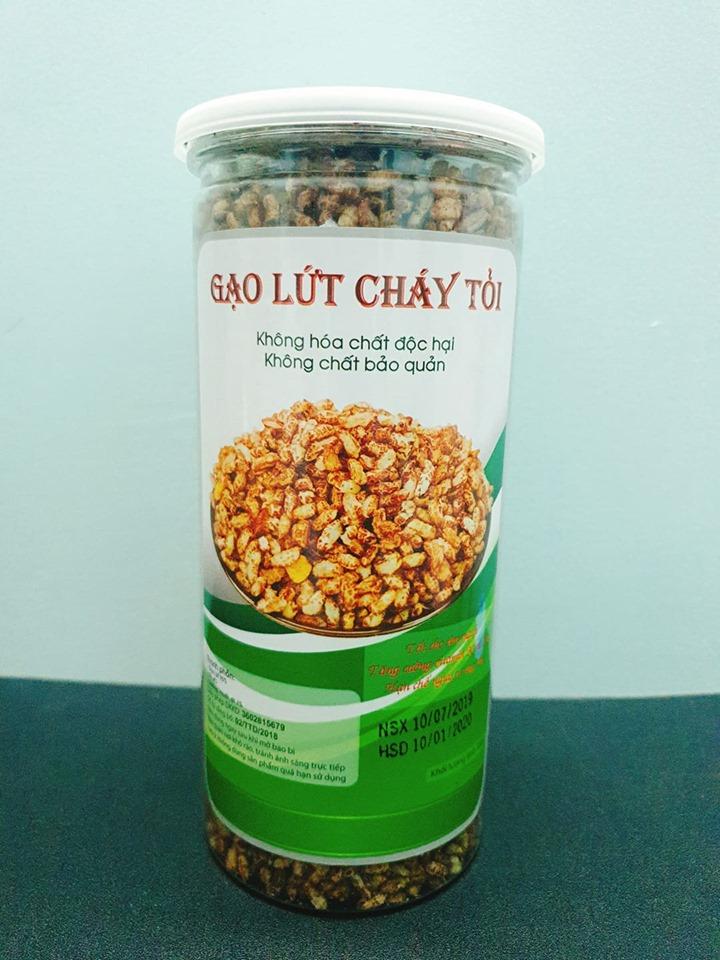 [HCM]Gạo Lứt cháy tỏi 300g