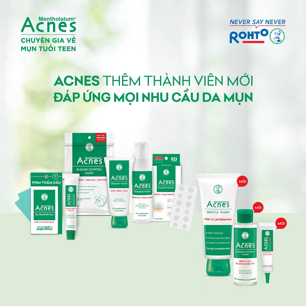 Phim thấm dầu Acnes (Film 50 tờ)