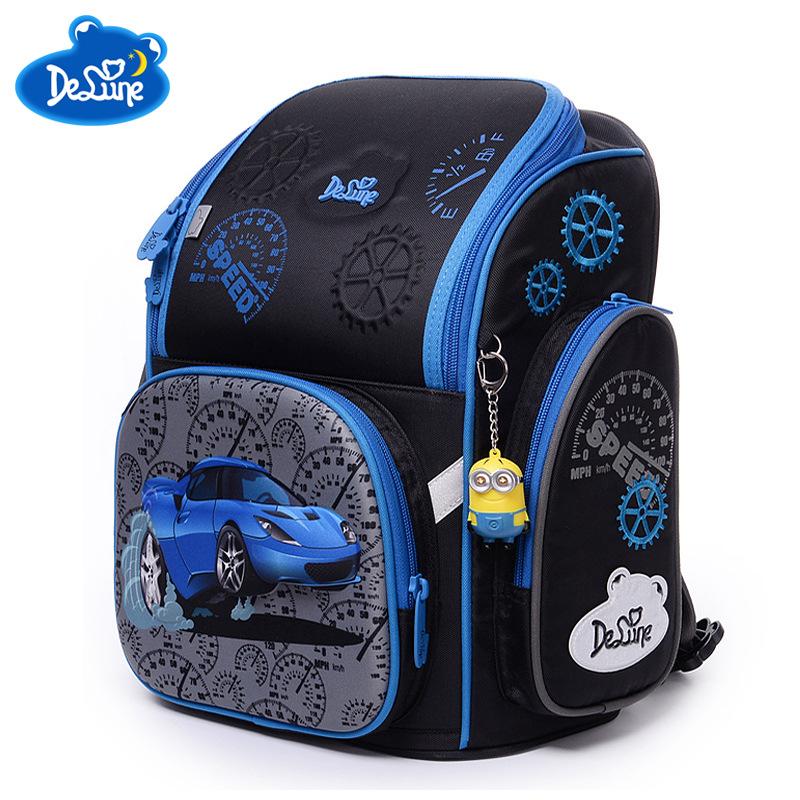 Cặp balo chống gù DELUNE cho bé trai - Mẫu 6-103