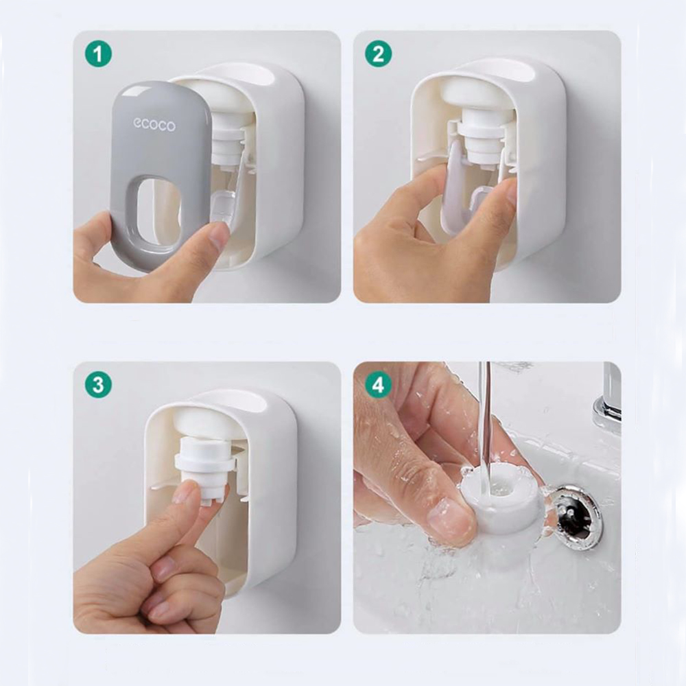 Dụng Cụ Nhả Kem, Nặn Kem Đánh Răng Tự Động Ecoco