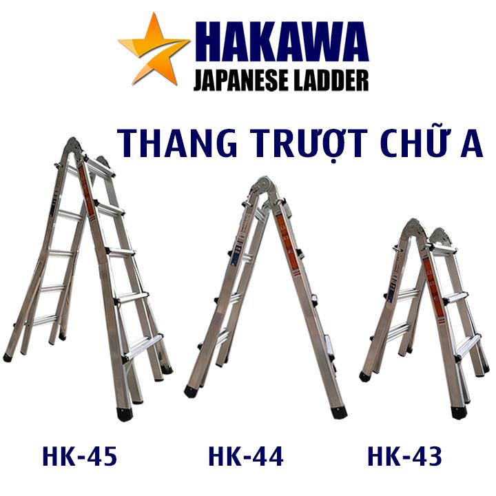 [THANG NHÔM CAO CẤP] Thang nhôm trượt HAKAWA HK43 - Không khuyết điểm , đáp ứng mọi nhu cầu của bạn