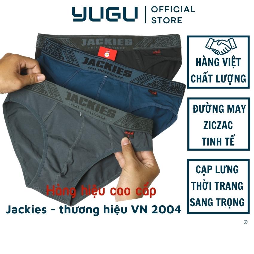 [HCM]Quần lót nam chính hãng JACKIES M07 - Quần sịp nam cotton cao cấp thông thoáng mềm mại YUGU