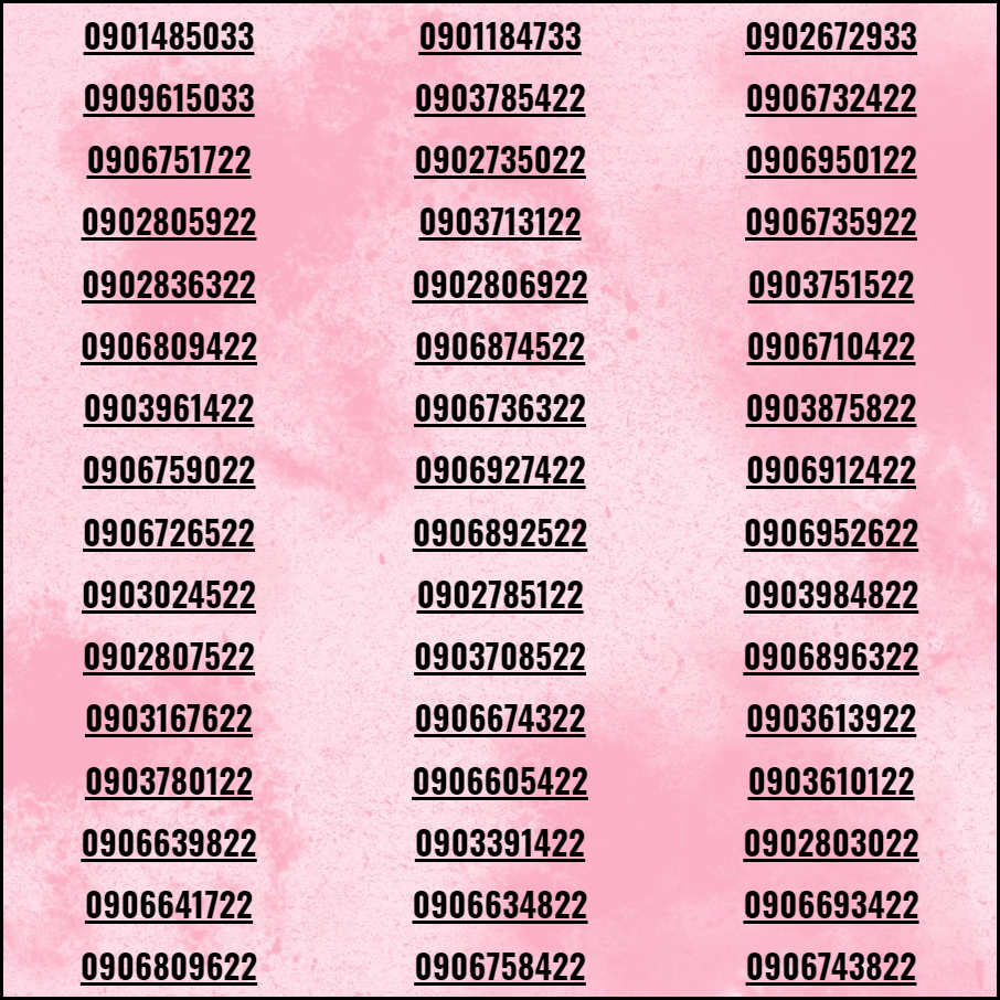 Sim số đẹp MobiFone - TAM HOA PHONG THUỶ SIÊU ĐẸP 09