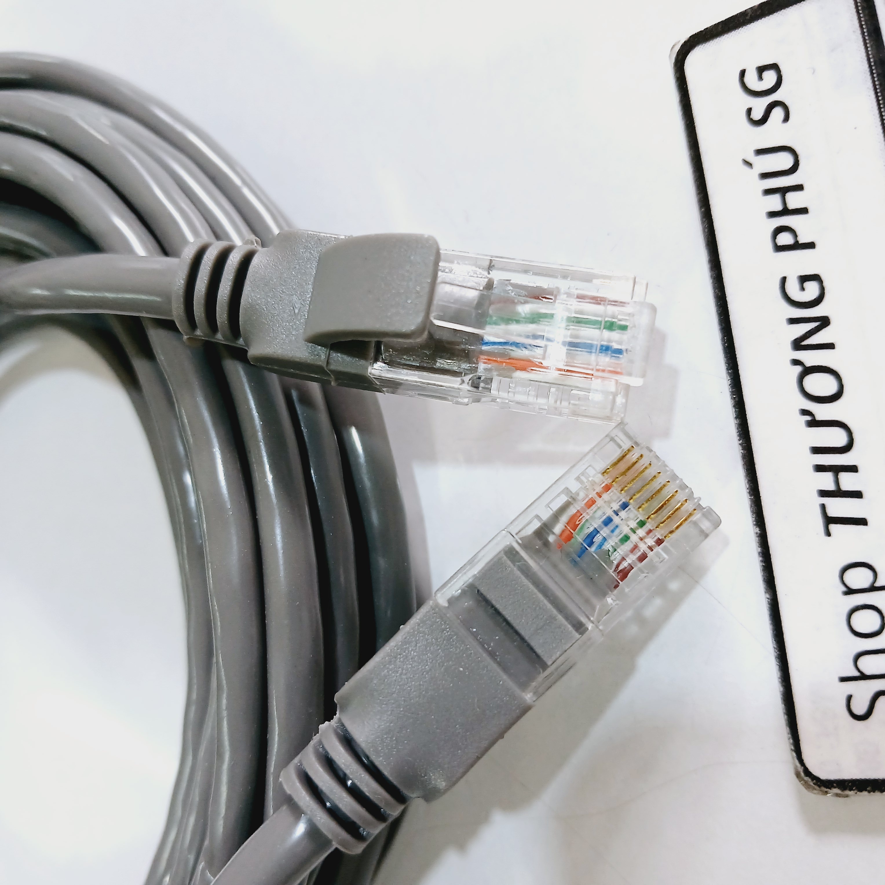 Cáp mạng 5m / 10m / 15m / 20m / 25m / 30m (Cable Lan CAT 5E, đầu đúc)
