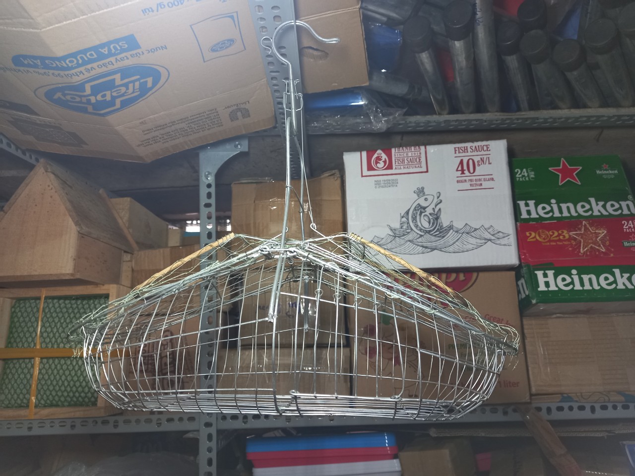 Lồng Bẫy Chim Chào Mào Bằng Kẽm