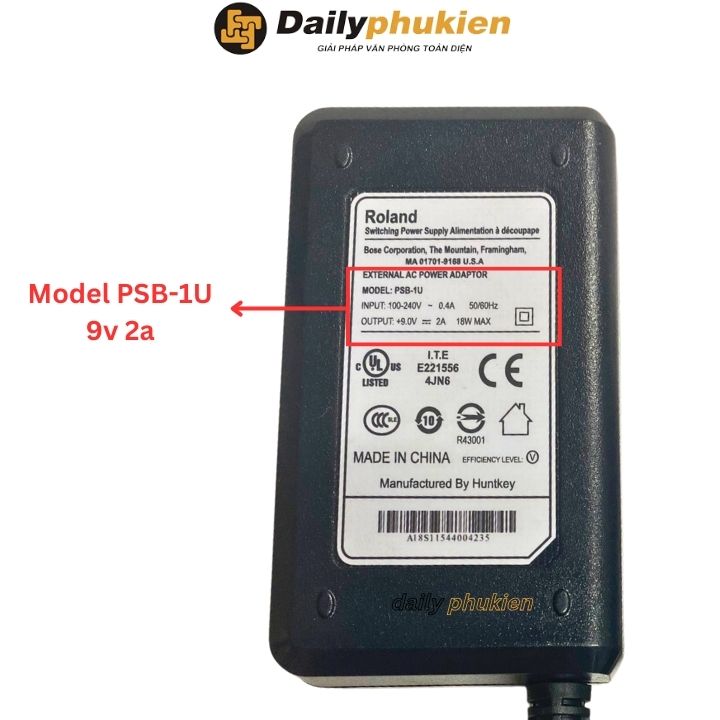 DÂY NGUỒN ĐÀN ORGAN ROLAND BK5 xịn