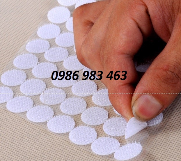 100 Cặp Băng Dính Gai Có Sẵn Keo
