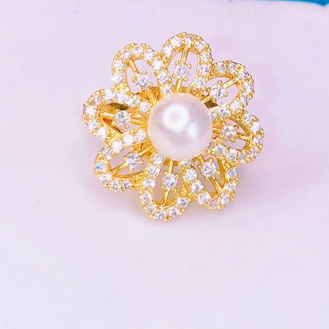 [HCM]Nhẫn nữ đẹp nhẫn nữ mạ vàng thật châu mạ vàng cao cấp rẻ khủng hoảng Trang Sức Miga VN06101907- đeo đi tiệc đi chơi làm công sở cực sang chảnh và quý phái CAM KẾT KHÔNG ĐEN