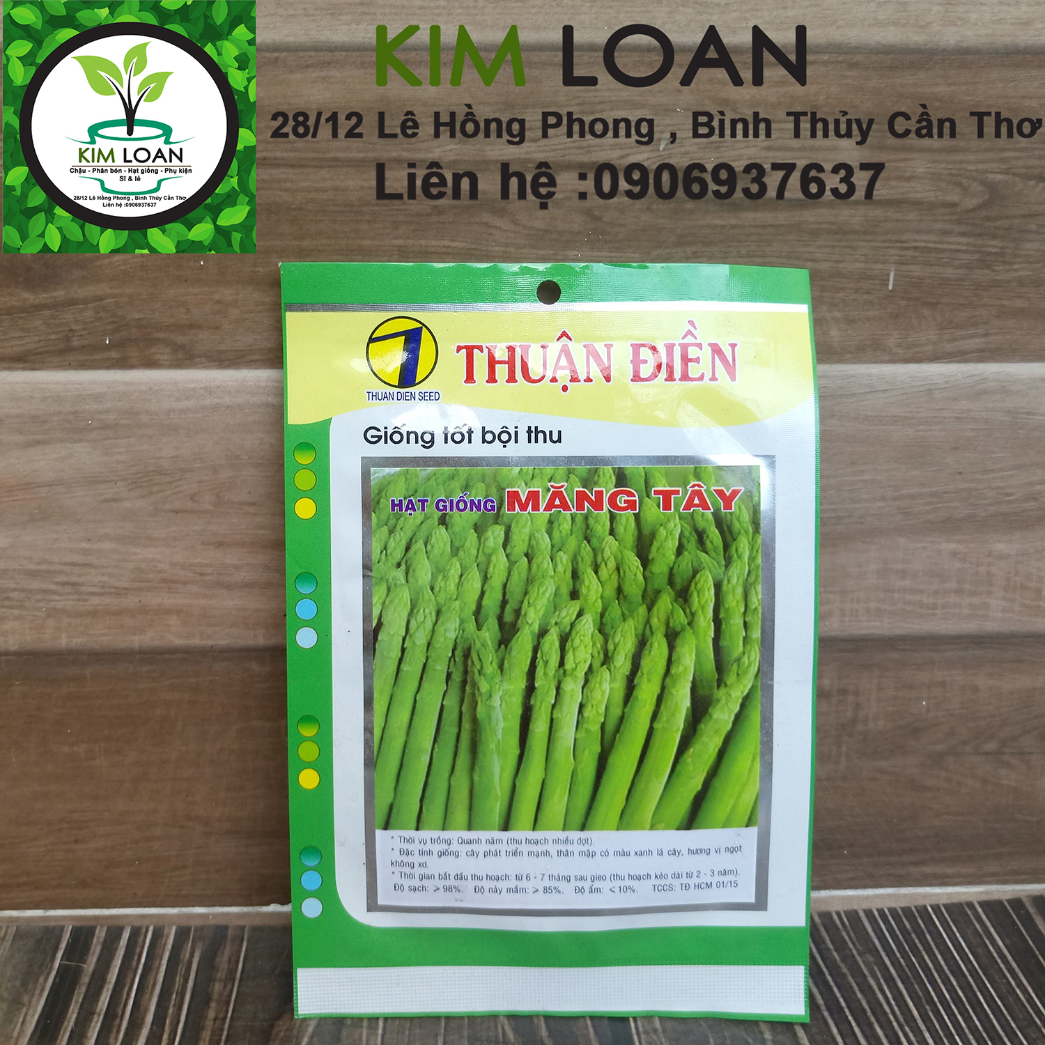 Hạt giống măng tây gói 20 hạt