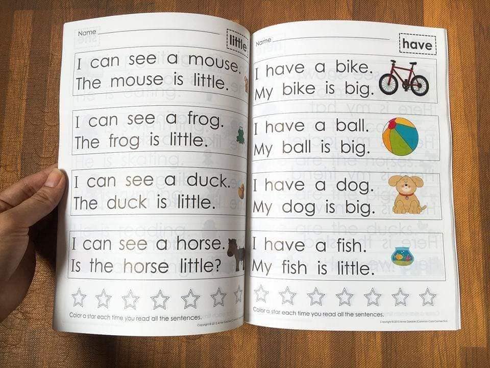Đồ chơi cho bé học tiếng anh (Tặng kèm file nghe) Sight Word (4 cuốn)