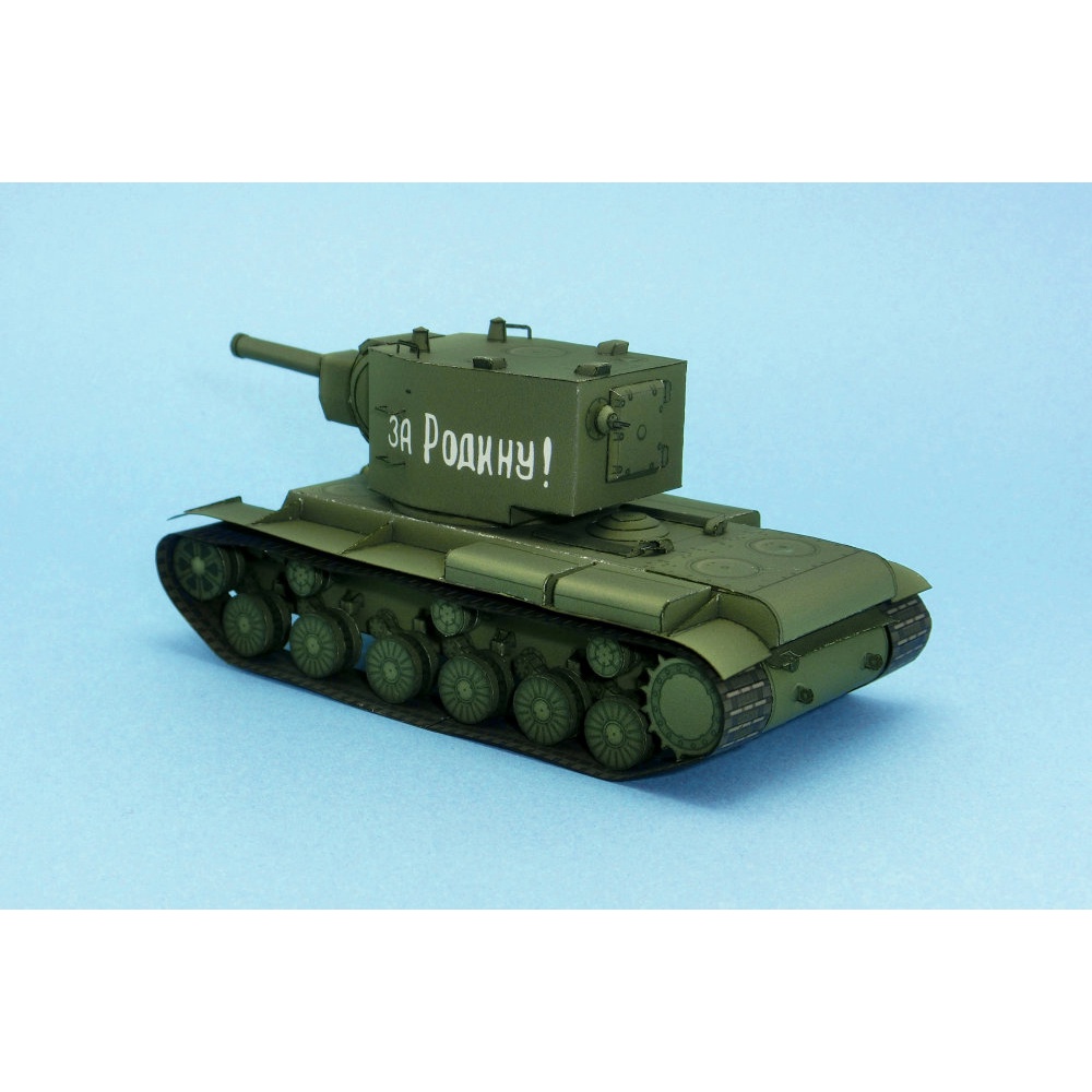 Mô hình giấy 3D xe tank KV-2 tỉ lệ 1/72