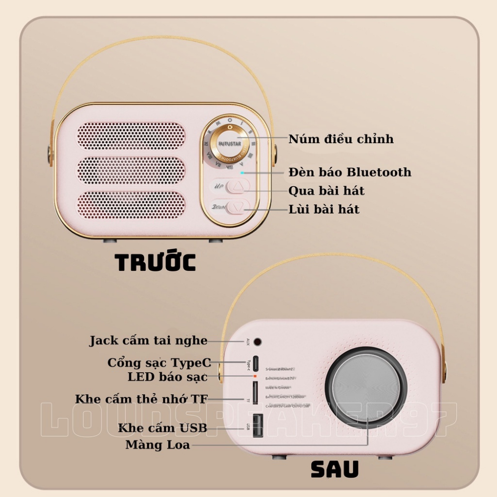 Dw13 Bluetooth speaker mini Bluetooth speaker built-in classic Bluetooth speaker USB TF aux Bluetooth 5.0