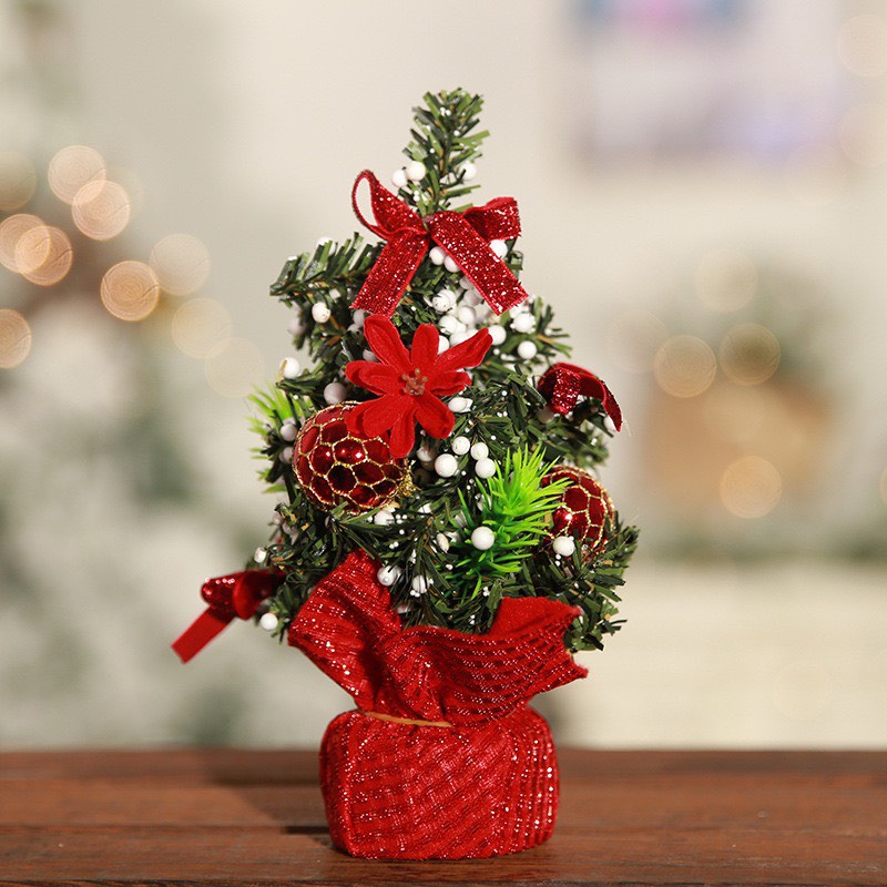 Cây thông noel nhí cao 20cm để bàn Mini