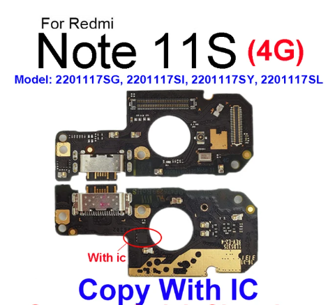Dock Charging Connector Flex Cable For Xiaomi Redmi note11S Poco M4 X4 Pro USB Charger With ic