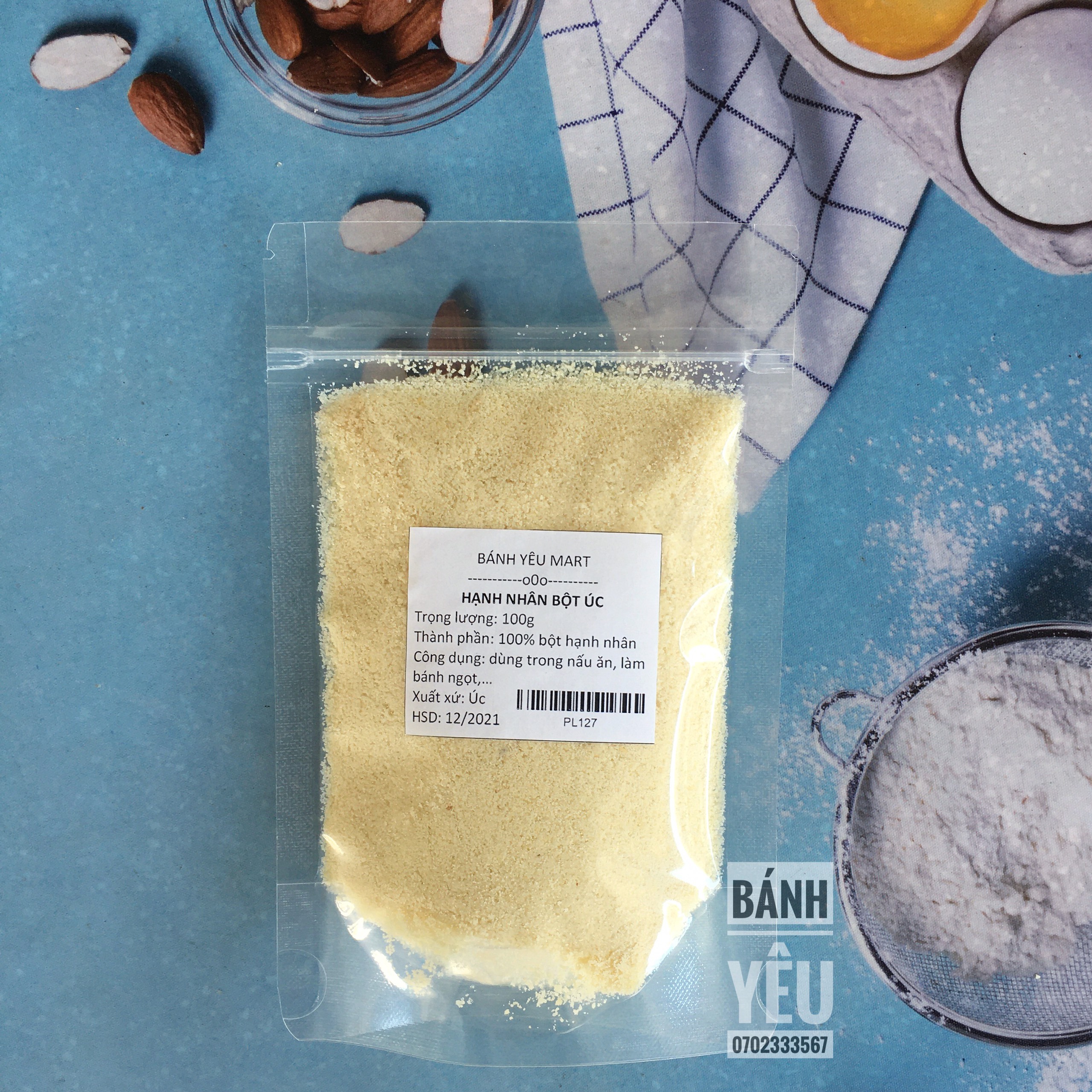 Bột hạnh nhân úc 100g