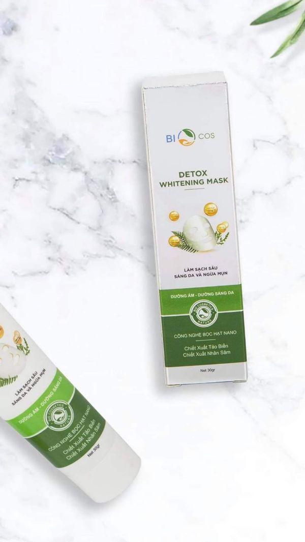 thải độc trắng da DETOX WHITENING MASK