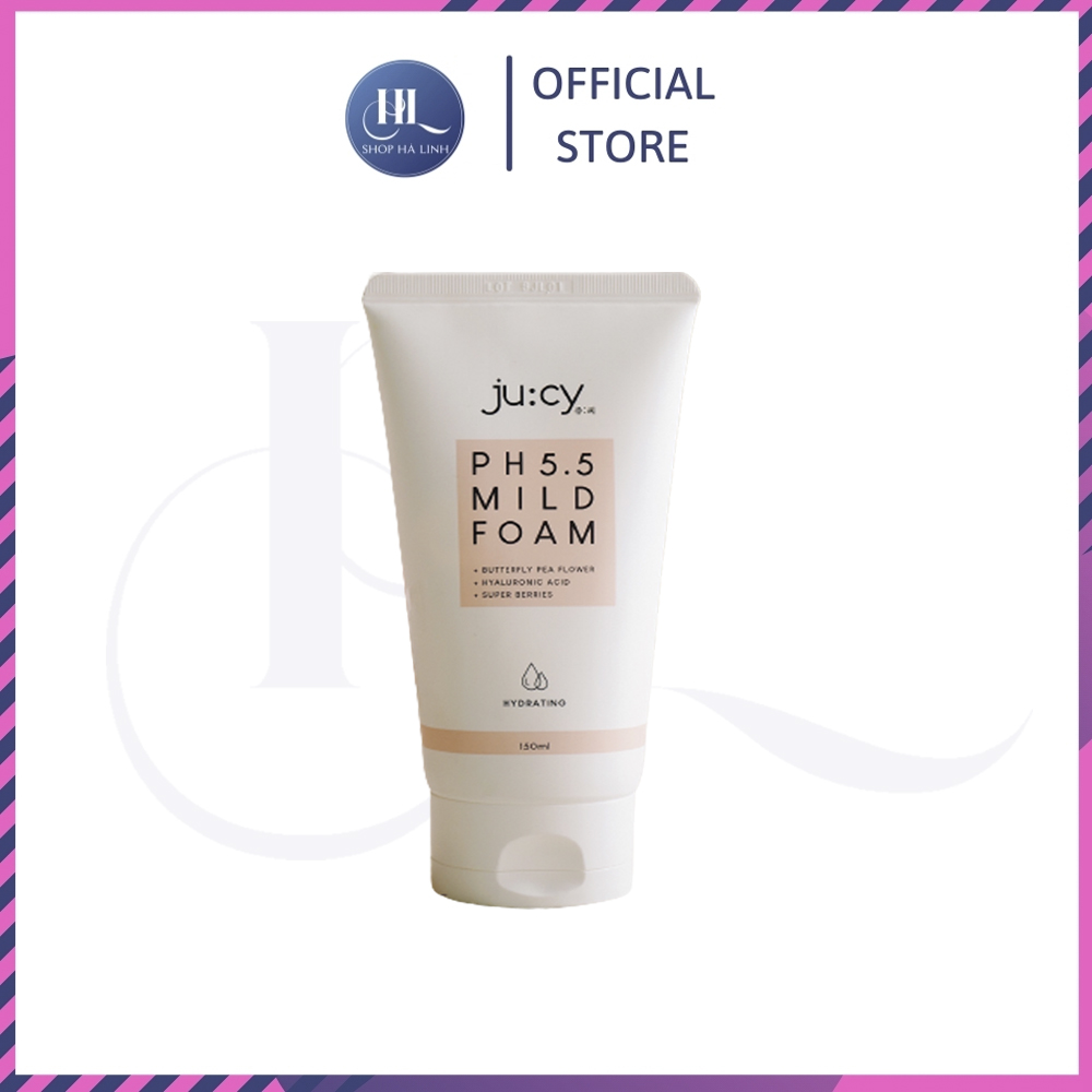 Sữa rửa mặt Ju:cy (JuCy) pH 5.5 Mild Foam 130ml