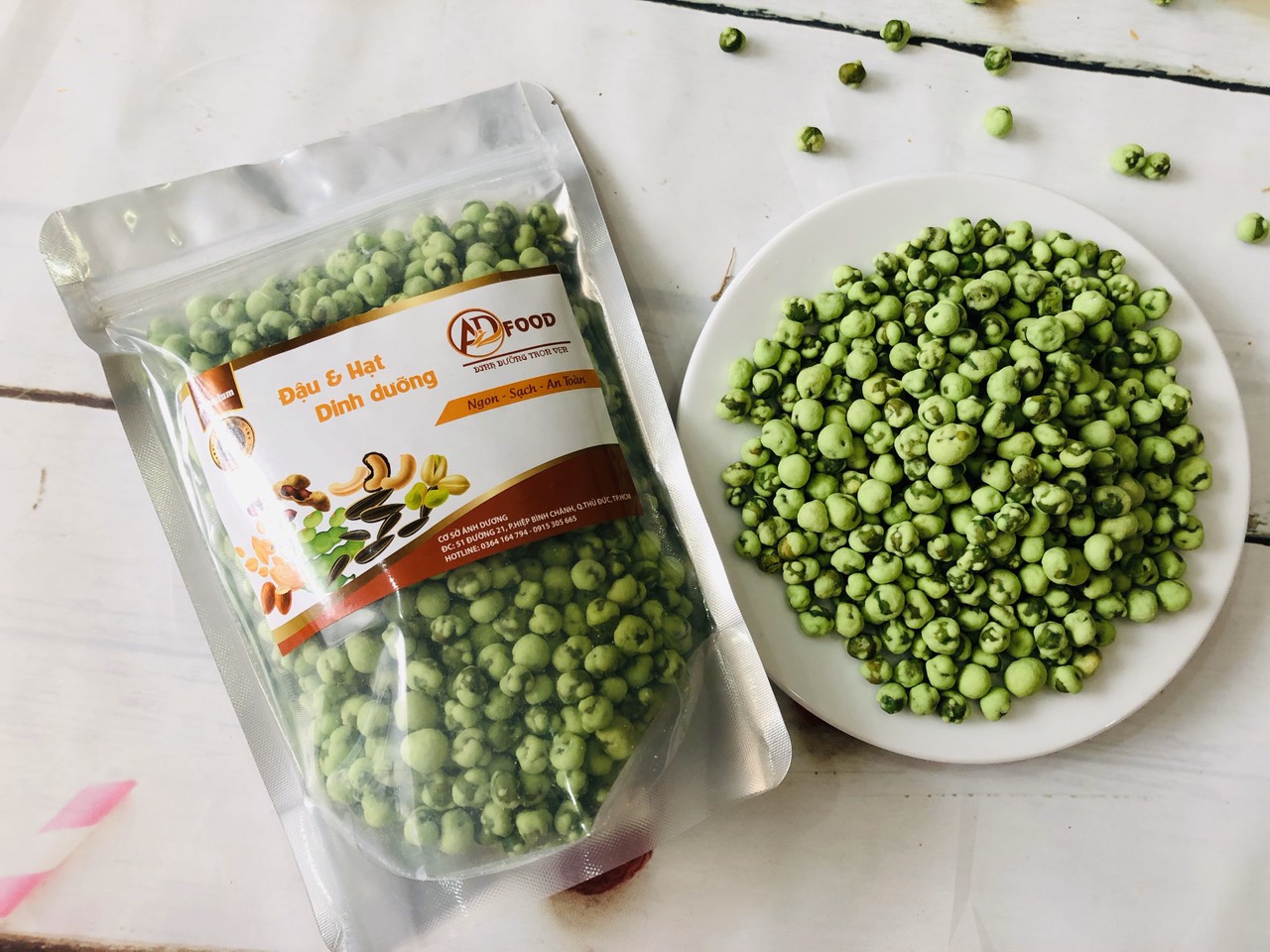 500g ĐẬU HÀ LAN WASABI - doanvat_hangduong