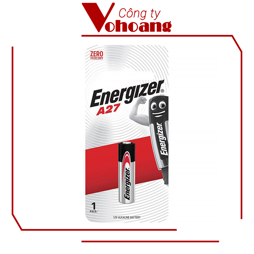 Pin Energizer A27 Alkaline - Pin A27 điện áp 12V