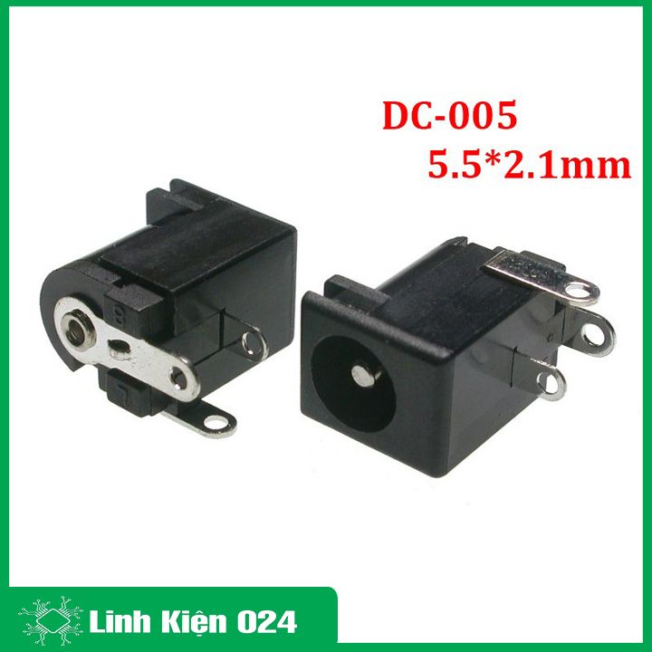 Combo 10 đầu jack DC cái 5.5x2.1mm