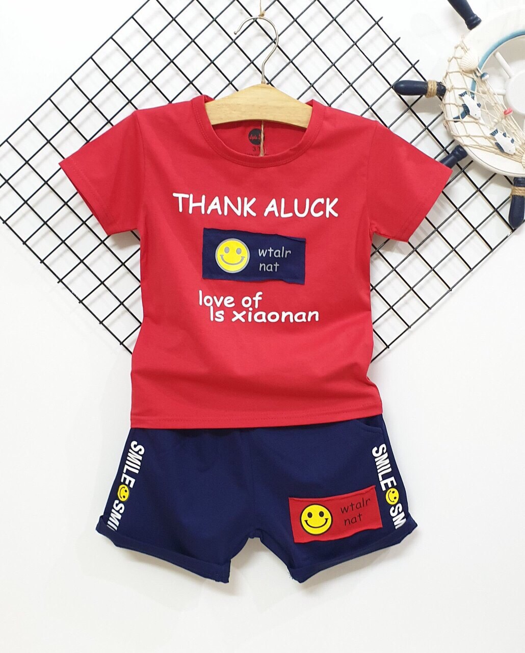 SÉT BỘ THUN BÉ TRAI THANK ALUCK