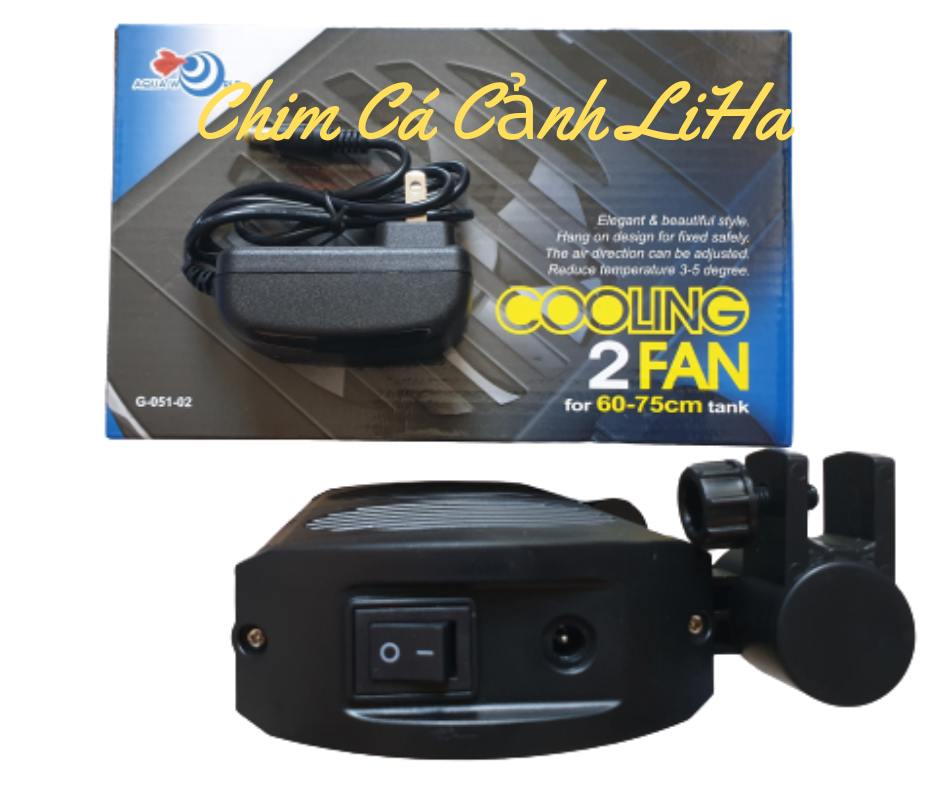 Quạt Tản Nhiệt Cooling Fan G-051-02 - Quạt tản nhiệt chuyên dùng hồ cá thủy sinh