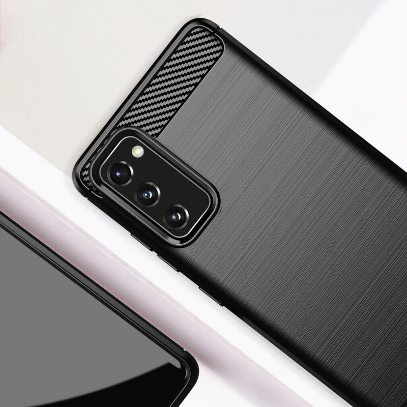 Ốp Lưng Samsung Galaxy A52 Chống Sốc Carbon Hiệu Likgus