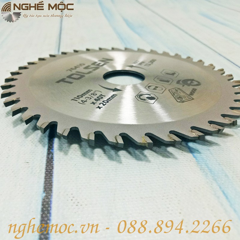 Đĩa Cắt Gỗ Tolsen 76410 Nghề Mộc