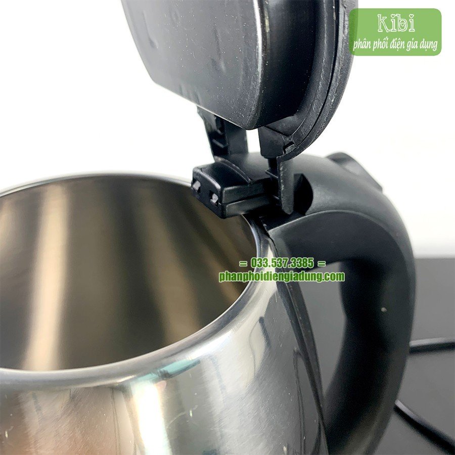 Ấm điện đun nước, ấm đun nước inox siêu bền (1.8 lít)