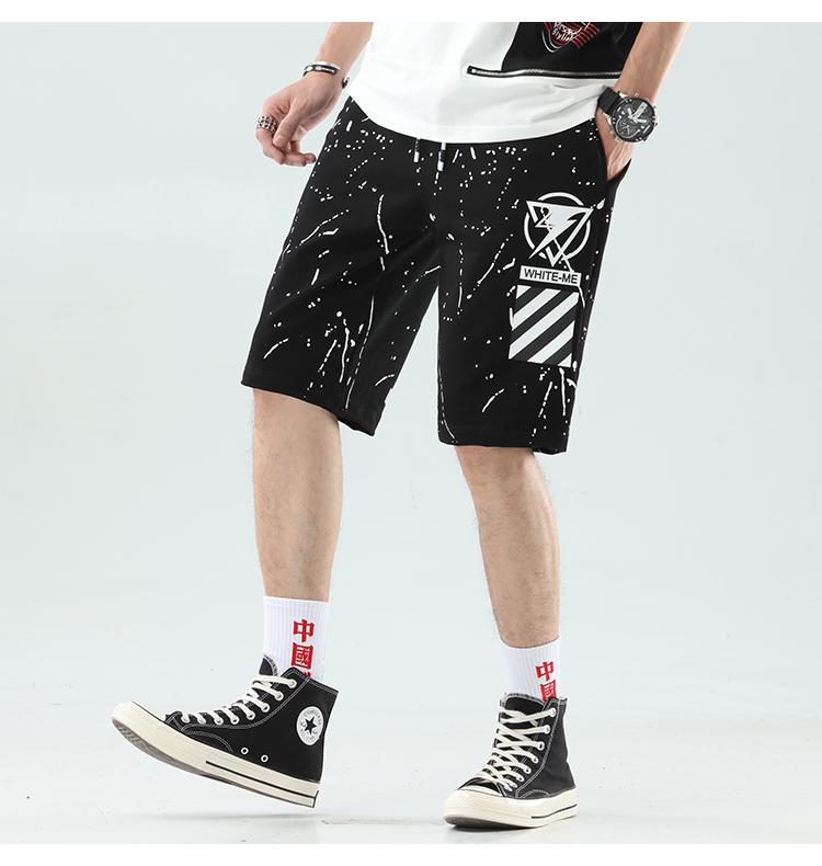 Quần Shorts Thể Thao Nam In Hình Vảy Sơn Trắng Phong Cách Trẻ Trung Thời Trang FORHIMCS2 SHORT NAM 9000010