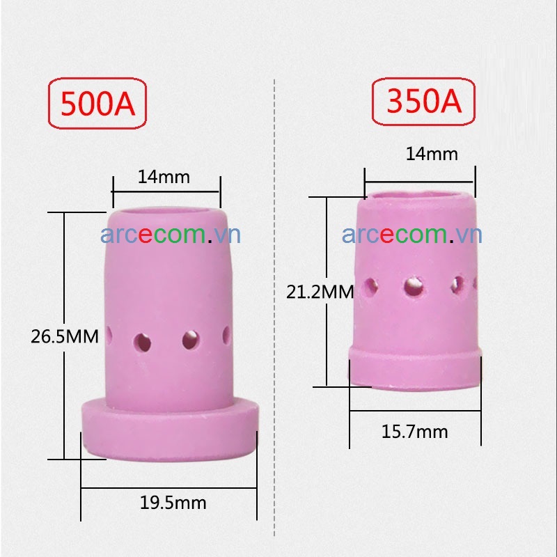 Sứ chia khí mỏ hàn mig 500A - 10 cái