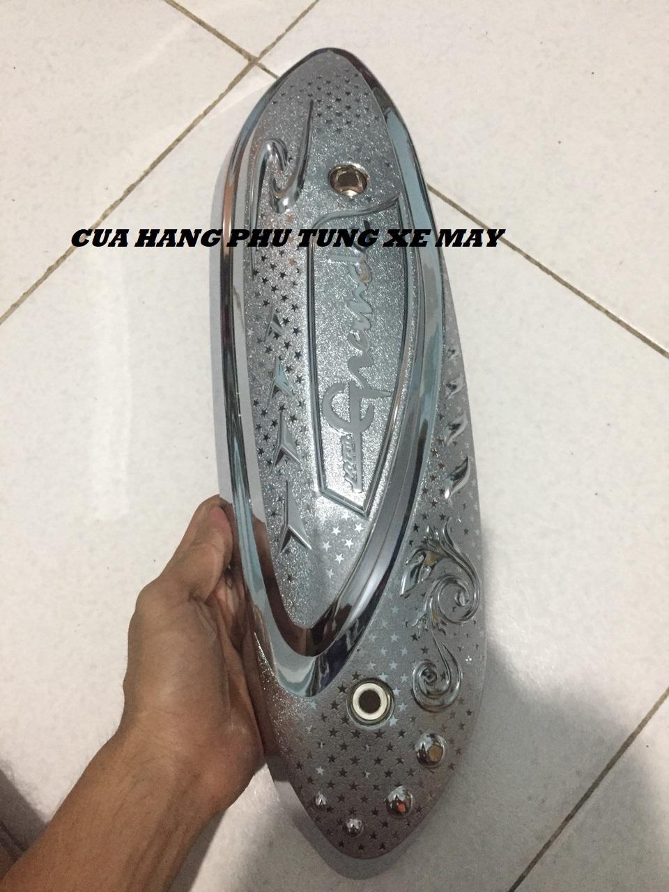 Combo 3 món Che Pô + Bầu e + Quạt gió cho xe Nozza Grande mạ Crom
