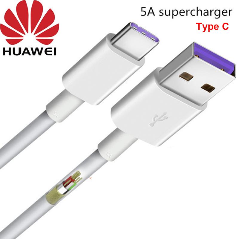 Cáp Sạc 5A hỗ trợ sạc Huawei Đầu sạc Type-C TÍM