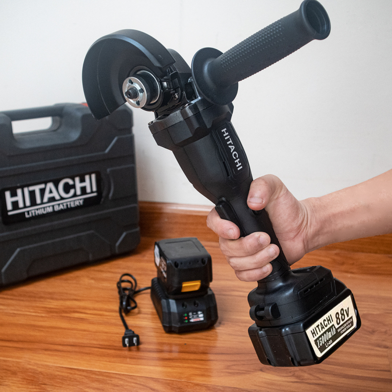 Máy mài pin Hitachi 88V - 2 Pin 10 cell - Không chổi than - Máy mài góc , Máy cắt pin , Máy mài cắt cầm tay Hitachi - Máy cắt đá , cắt sắt