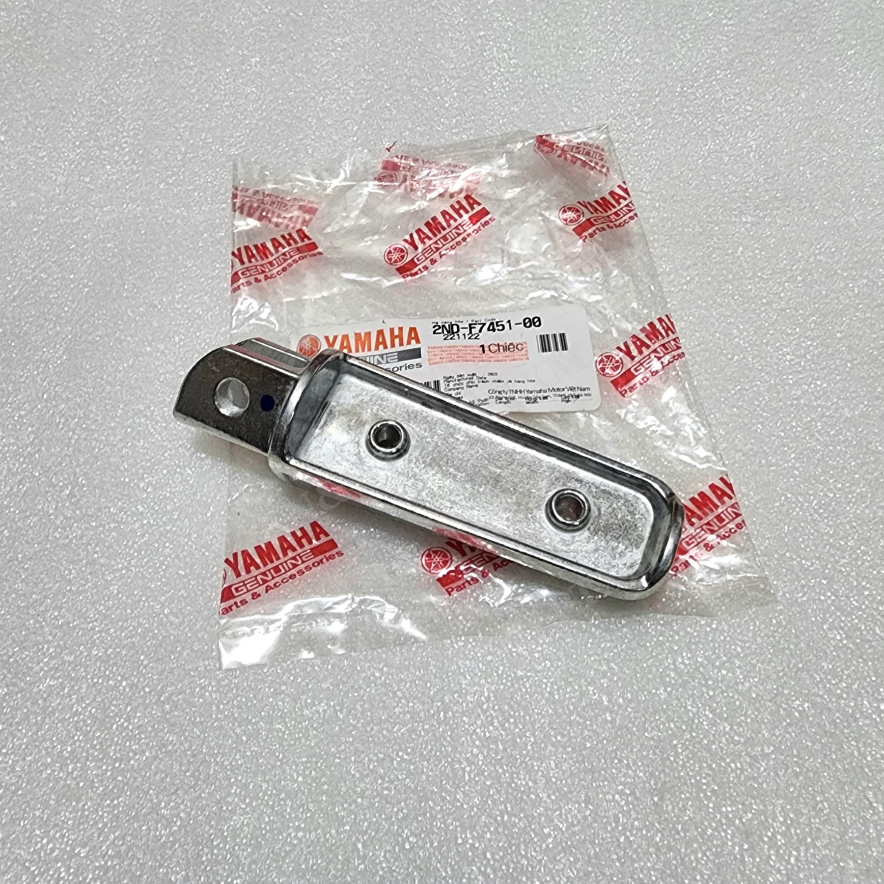 Cục nhôm gác chân trước exciter 150 zin yamaha vn - 2nd-f7451-00/ 2nd-f7461-00