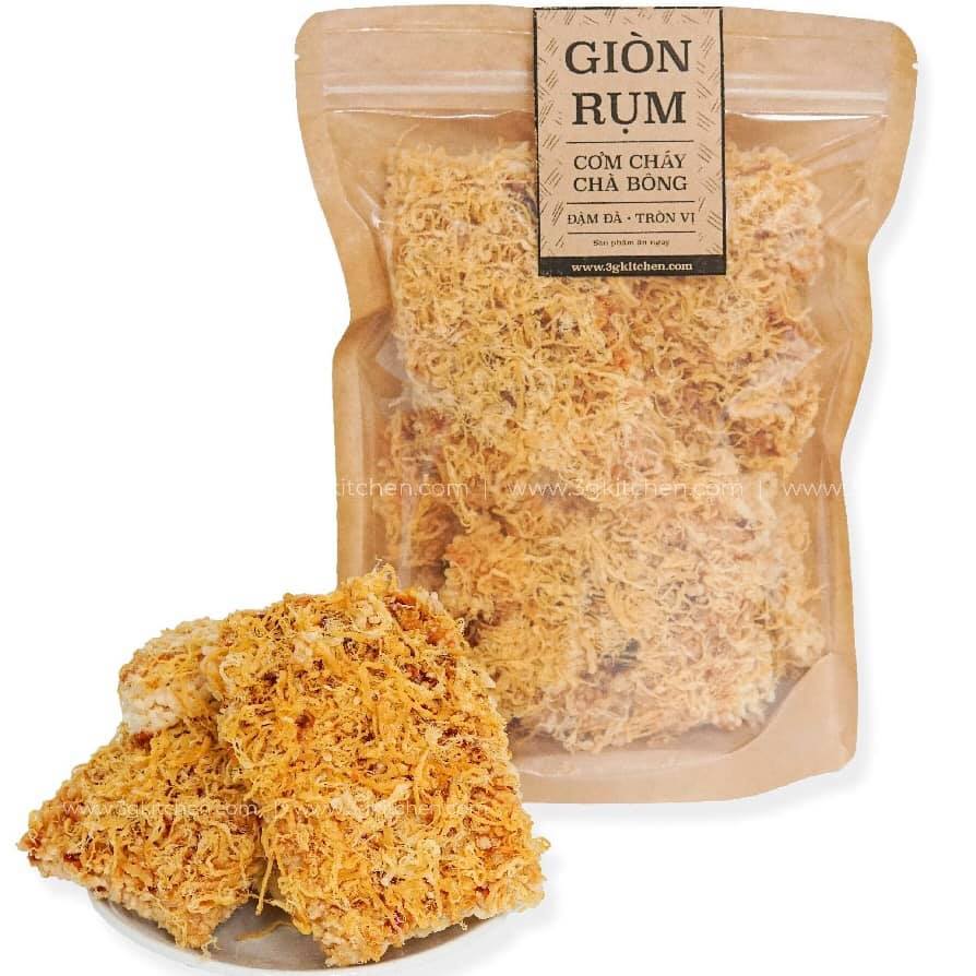 [Giảm 75k] Combo 3 Cơm cháy chà bông Giòn Rụm - 3G kitchen (Gói to 300gr)