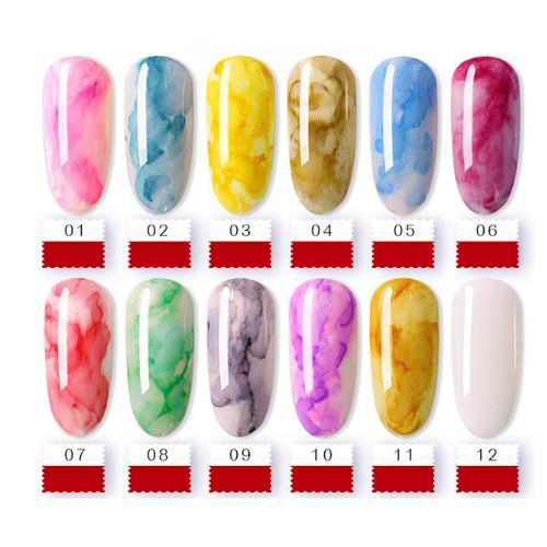Set cồn loang nail Jeliva 15 màu