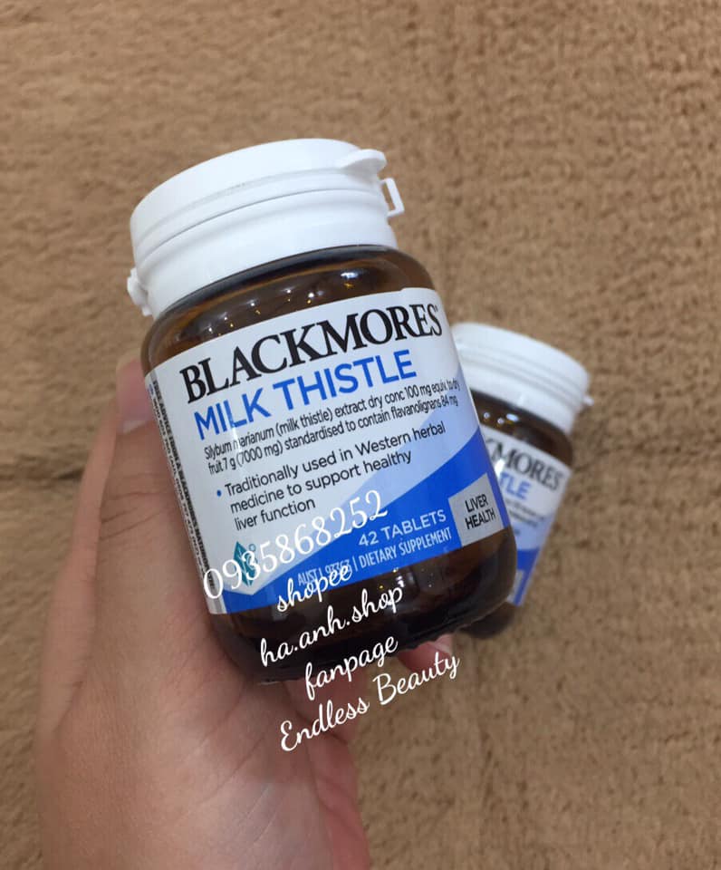 Blackmores Milk Thistle 42 viên- Thải Độc Gan