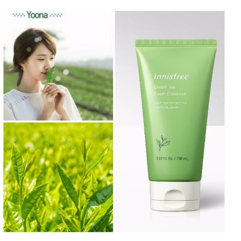 [TẶNG MẶT NẠ] Sữa Rửa Mặt Innisfree Green Tea Foam Cleanser 2019 (queen cosmetics)