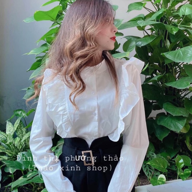 Áo sơ mi công chúa bèo xinh đẹp ????