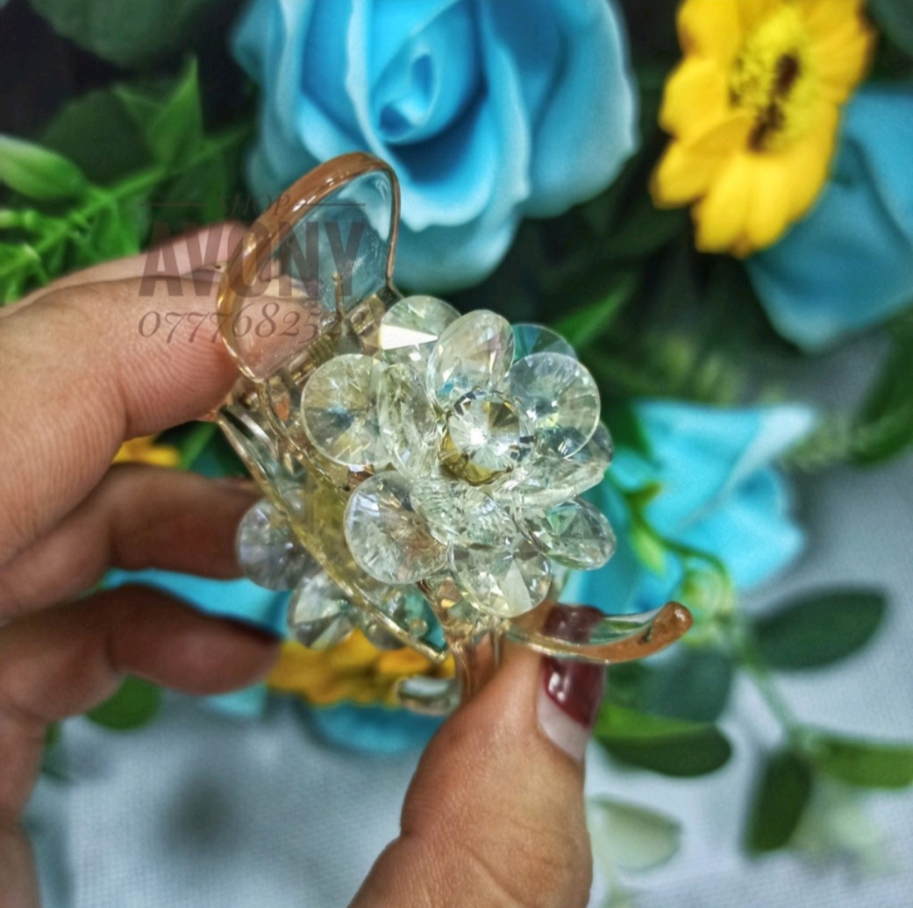 KẸP TÓC 5 CHẤU ĐÍNH ĐÁ SANG TRỌNG