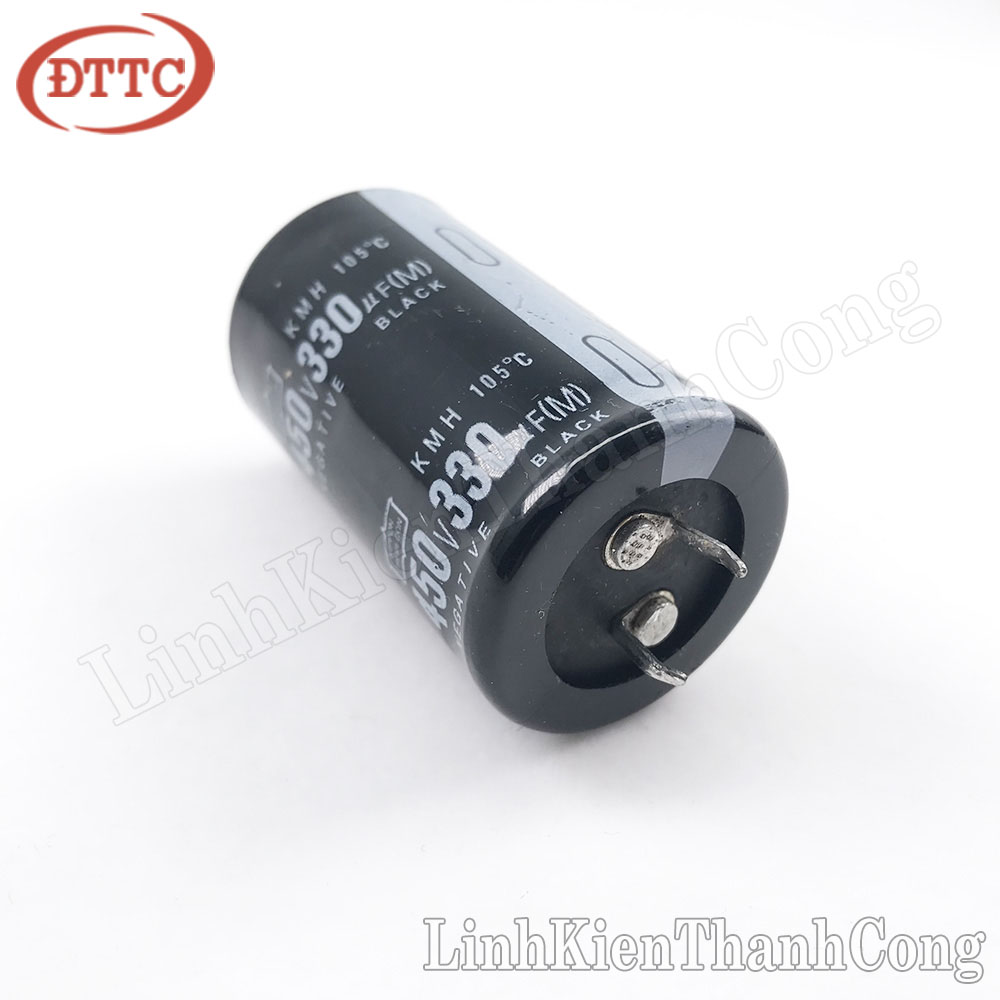 Tụ 330uF 450V Chân Cứng (30x50mm)