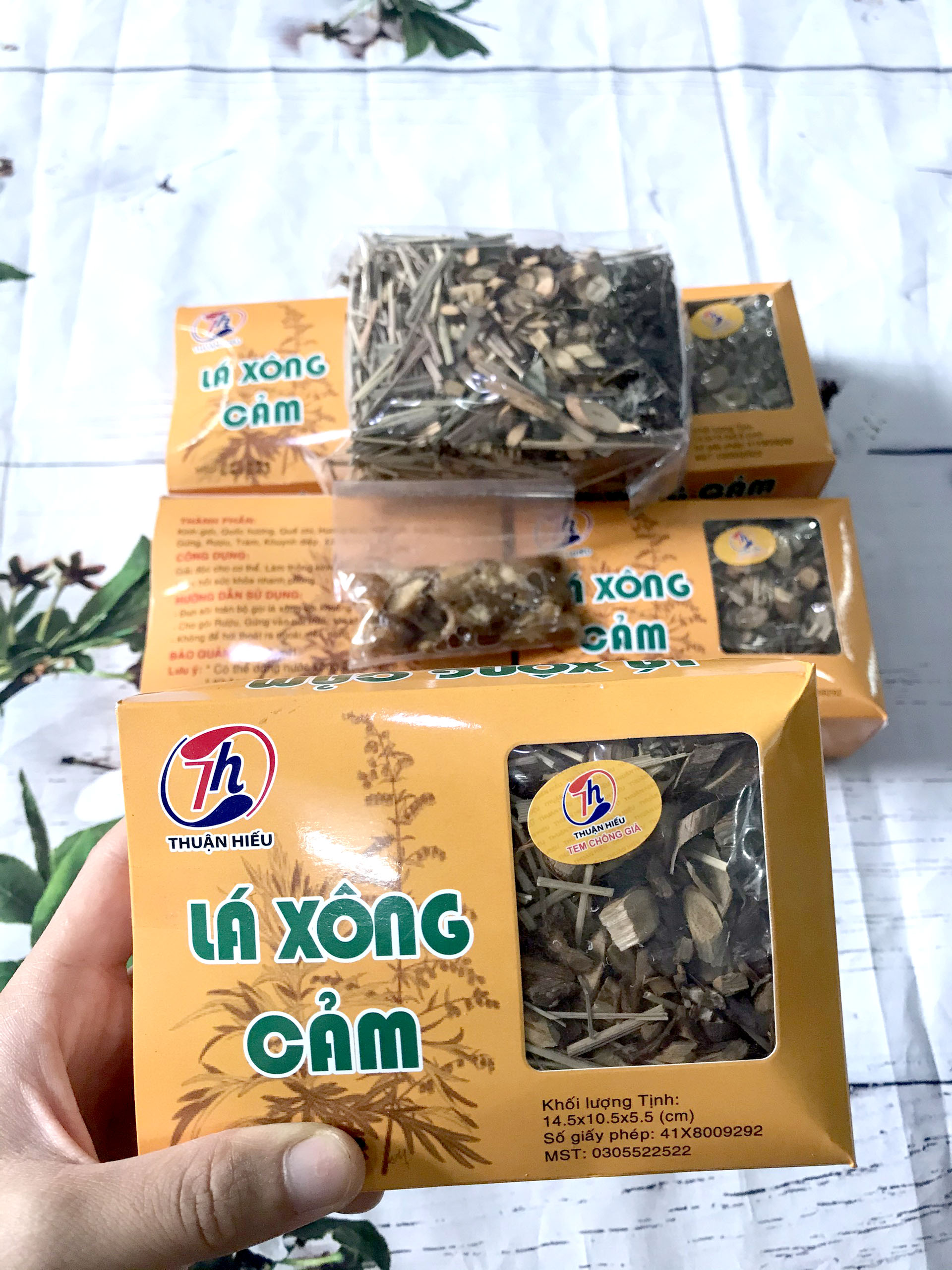 Combo 5 gói lá xông giải cảm thuận hiếu