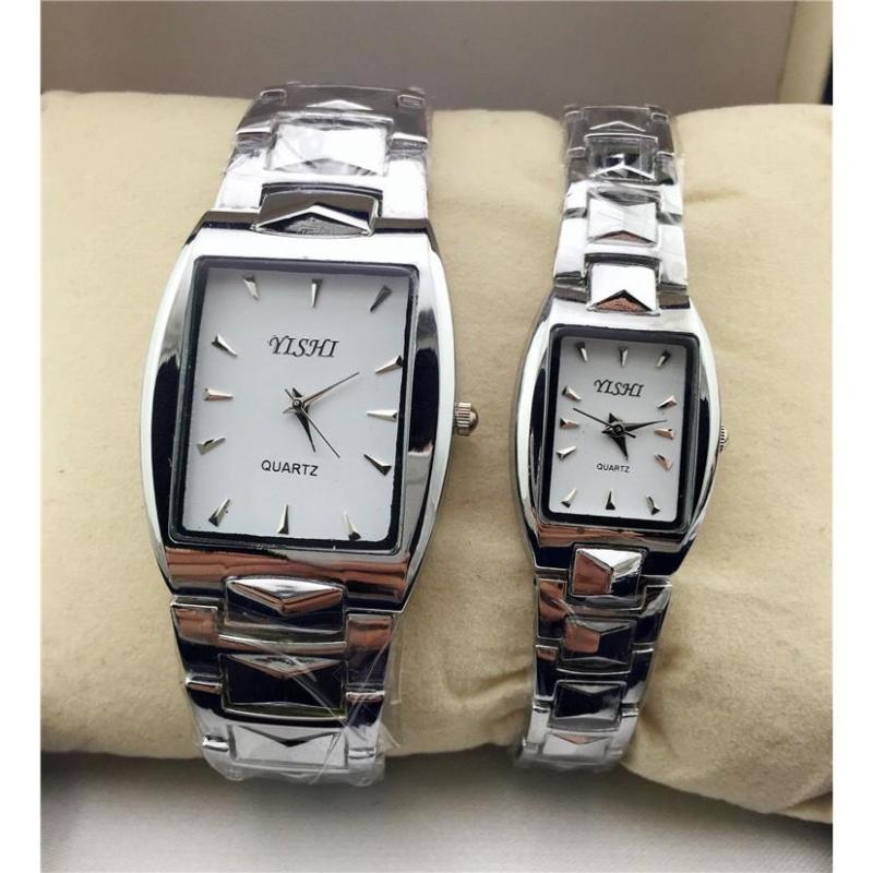 Đồng hồ thời trang nam nữ YiShi Mẫu mới mặt chữ nhật siêu đẹp MS055